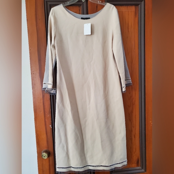 NWT $2390 Fontana two tone dress - Picture 1 of 7